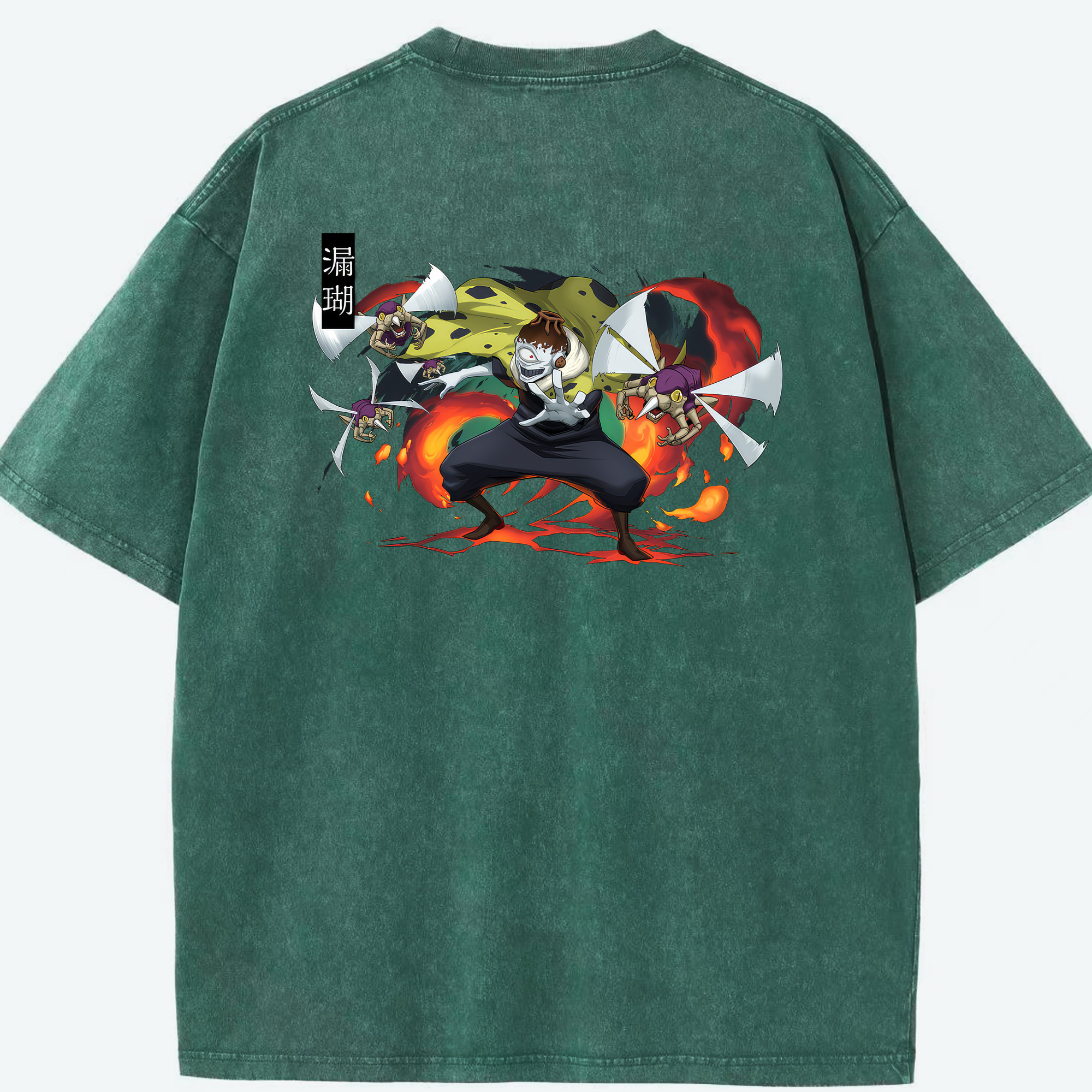 （画像用） 呪術廻戦 Jujutsu Kaisen 綿100% ヴィンテージ風 半袖Tシャツ（背面プリント）
